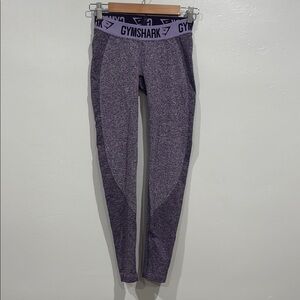 Gymshark Heathered Purple Leggings
